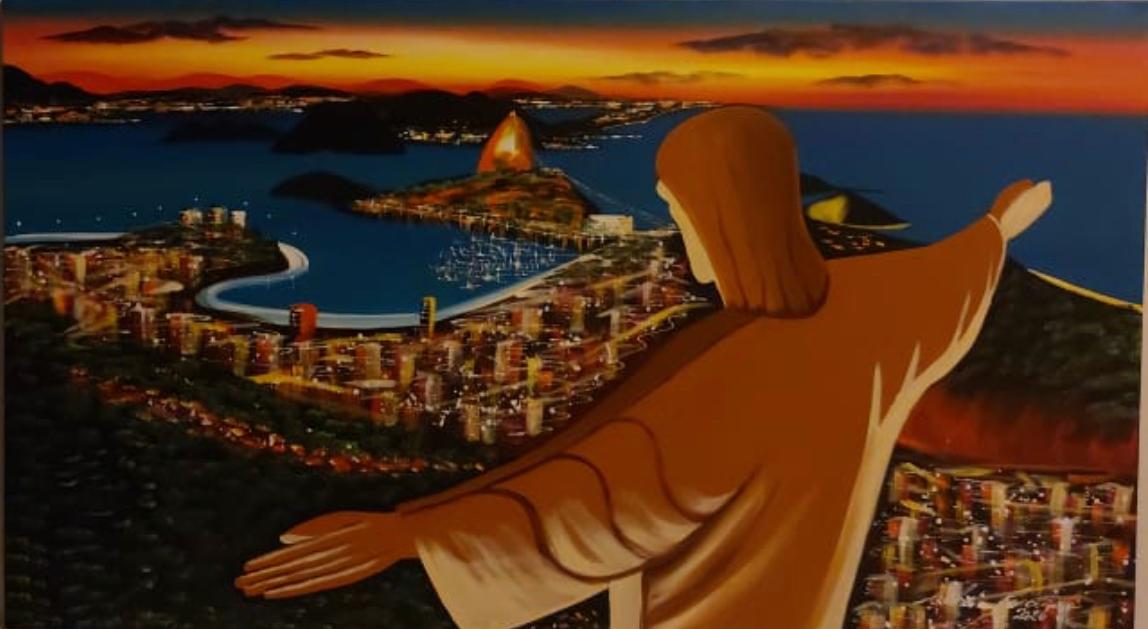 Cristo Laranja na Baía