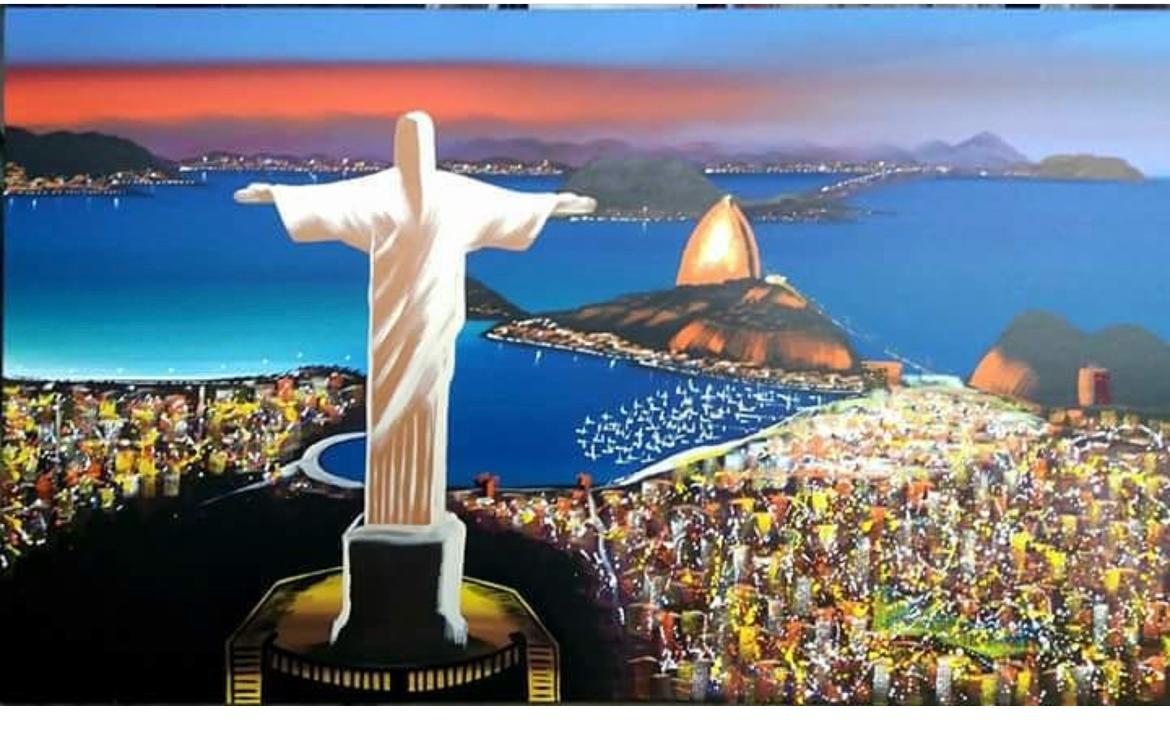 Cristo Noturno na Baía